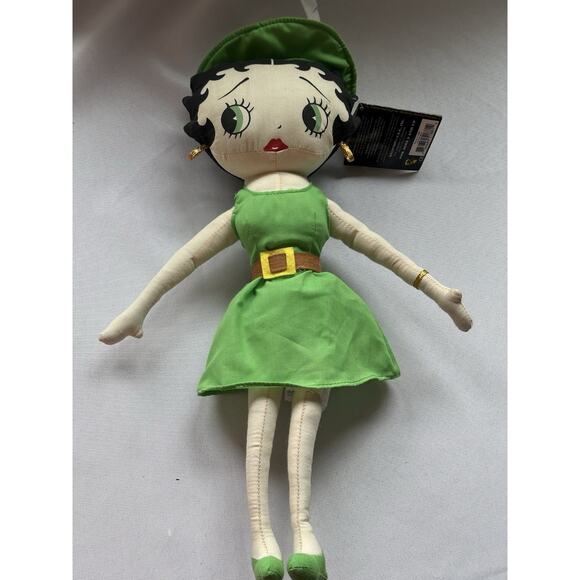 Vintage Tag 1999 Betty Boop Nostalgic Betty Plush Doll 17" by Kelly Toy #5188PP - Picture 1 of 7